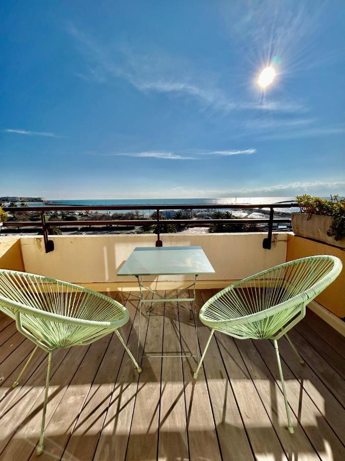 Superbe T2 Avec Terrasse Et Vue Su Mer Quartier Des Quilles A แซ็ต ภายนอก รูปภาพ